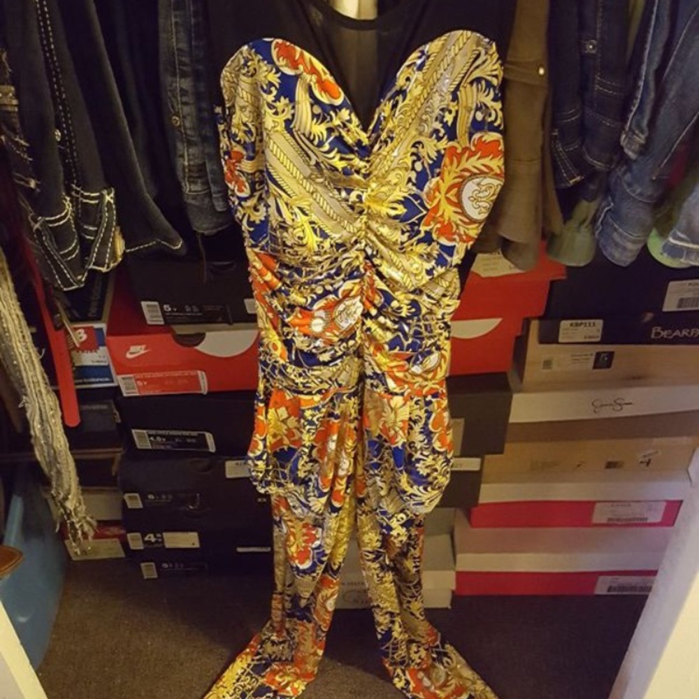 One piece pants outfit